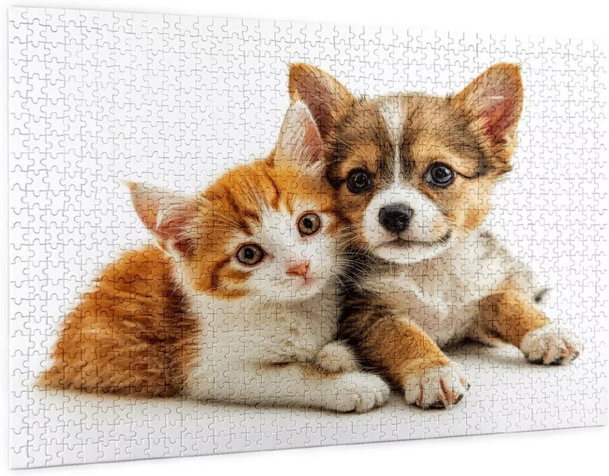 Gepersonaliseerde Puzzel - Fotopuzzel Hout - Herinneringen Vormgeven - Uniek Cadeau Ontwerp - Tot 5000 Stukjes - Full Color