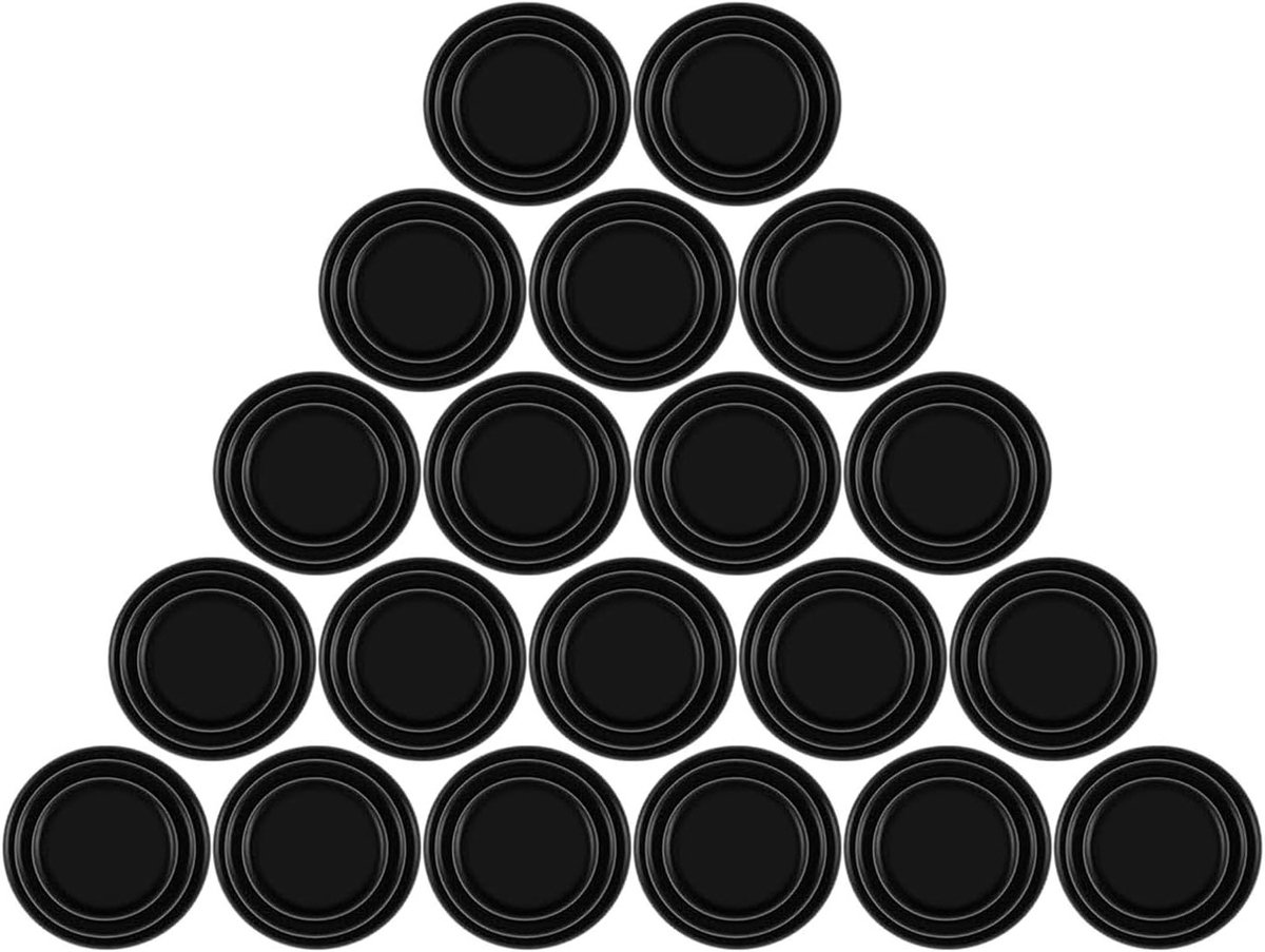 20 Stuks Auto Deurschokdempers - Geluidsisolerende Kussens, Siliconen Stickers en Dempers voor Deurbeveiliging en Schokabsorptie