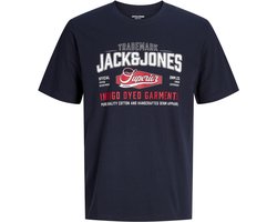 JACK & JONES- JJELOGO TEE SS O-NECK 2 COL AW26 SN - Heren - T-shirt