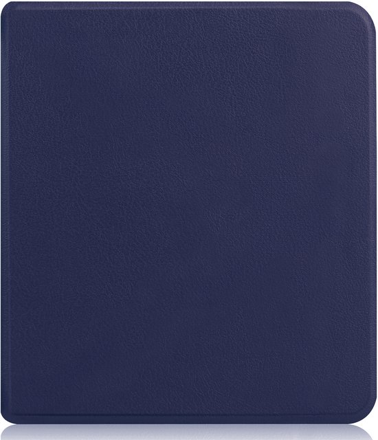 Hoes Geschikt voor Kobo Libra H2O - Luxe E-reader Bescherm Case - Hoesje Book Cover - Donkerblauw — afbeelding 5