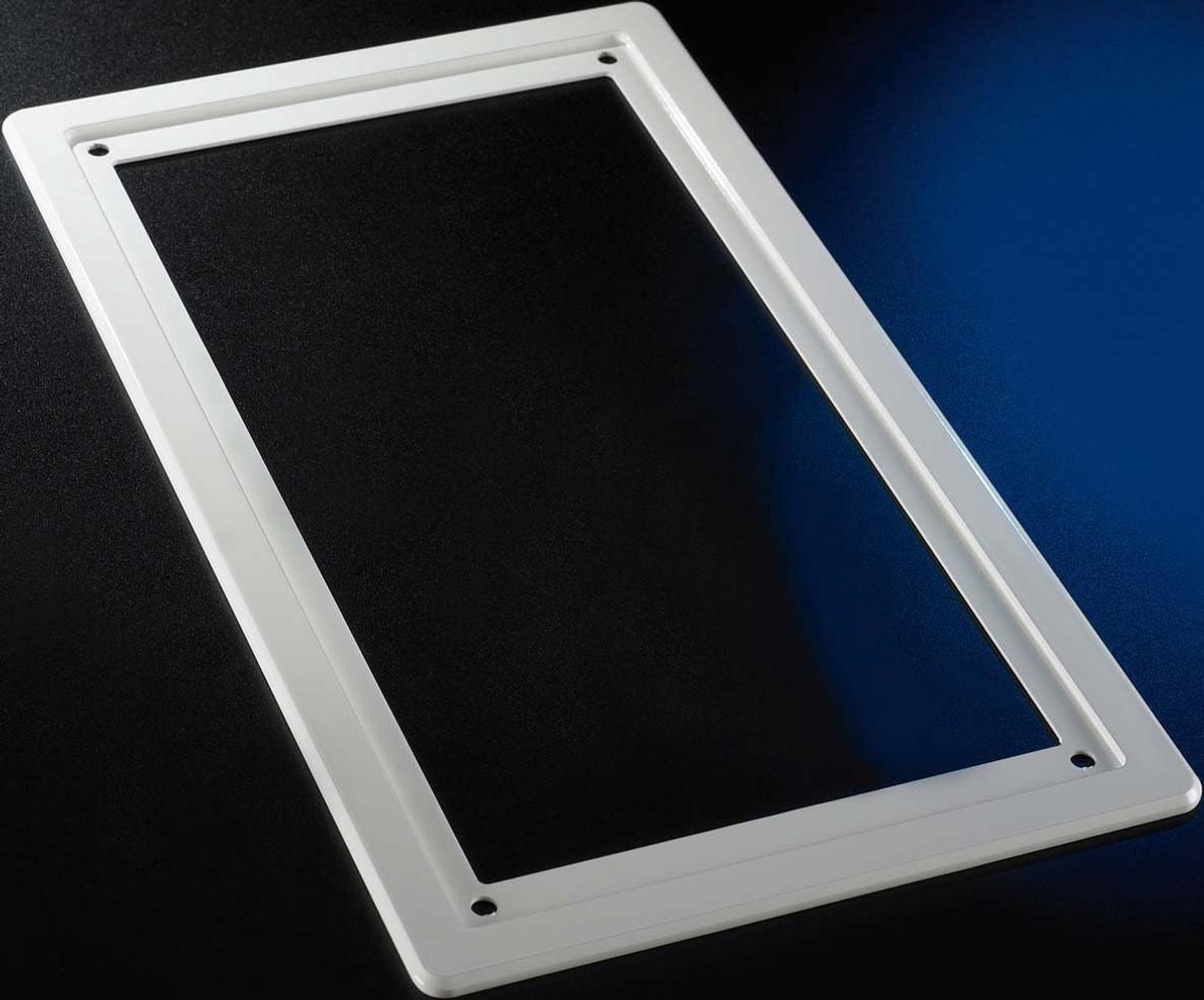 Montagekit - Afdekraam - Inbouw - Aluminium Materiaal - 230 mm Hoogte - Wit