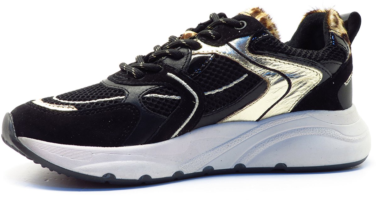 Poelman Zwart platino sneaker LPCIBEL-29POE4 Zwart
