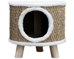 Adori Roxy krab- en ligmeubel zeegras 36 cm - Zeegras - Natuurlijk Design - Krabpaal voor Kat