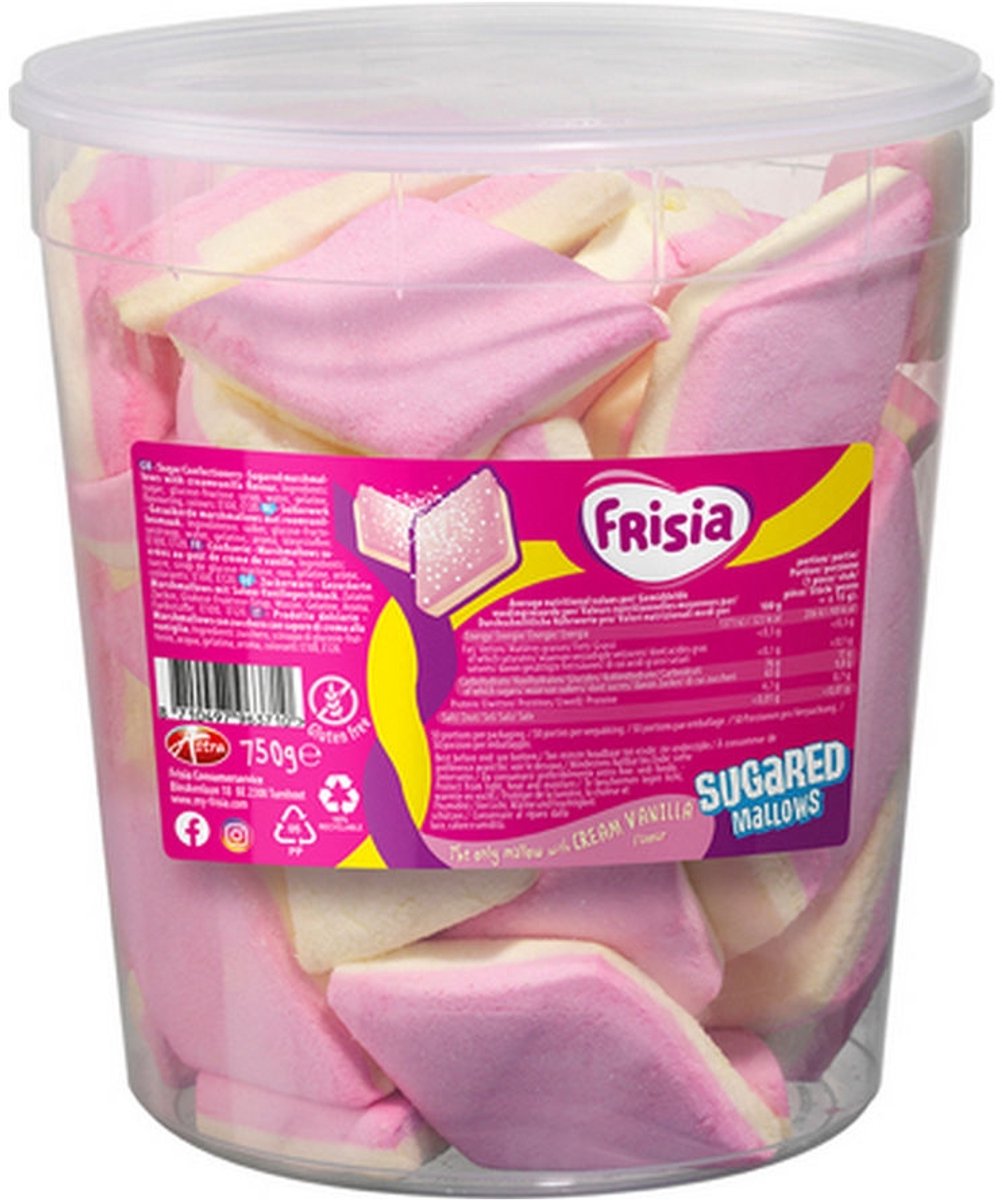 Frisia - Gesuikerd Ruitspek - 50 stuks - Omdoos 6x