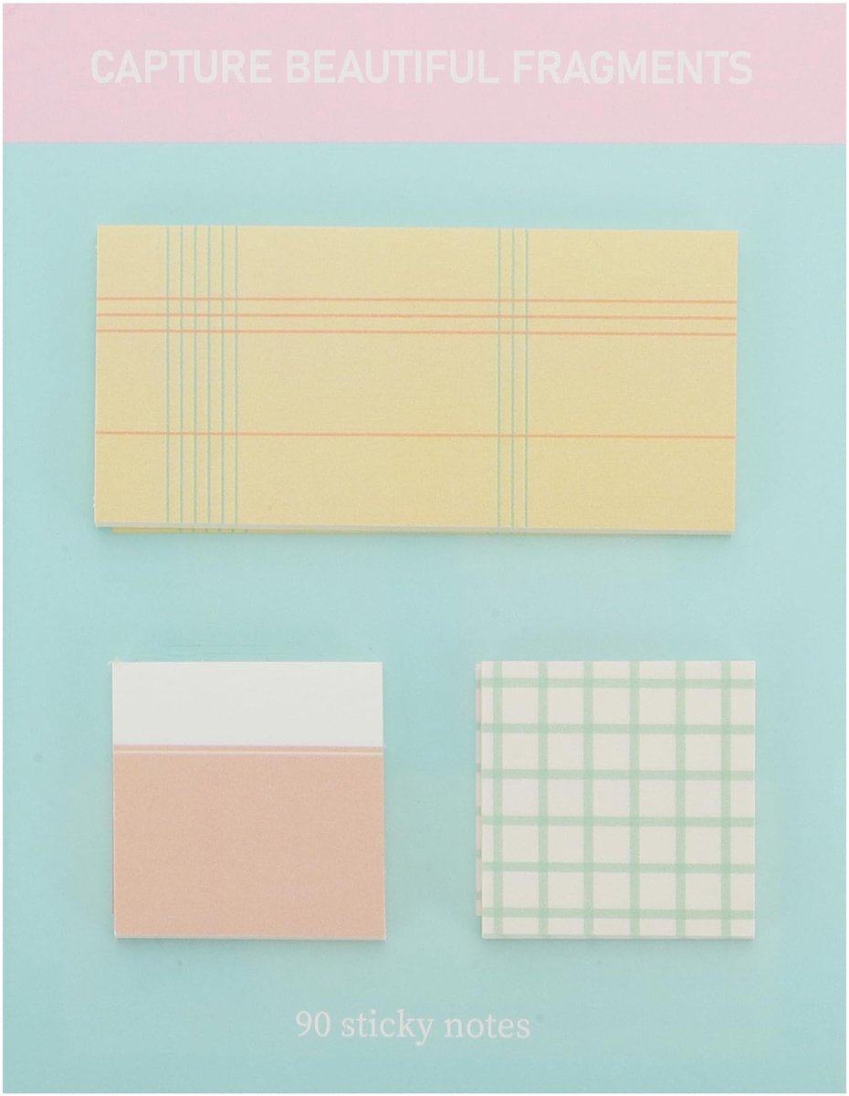 Dailygoods- Zelfklevende Notities - Duurzaam Gerecycled Papier - Opvallende Kleuren - Praktisch Formaat - Betrouwbare Lijm - Voor Kantoor/Thuis - Plakbriefjes