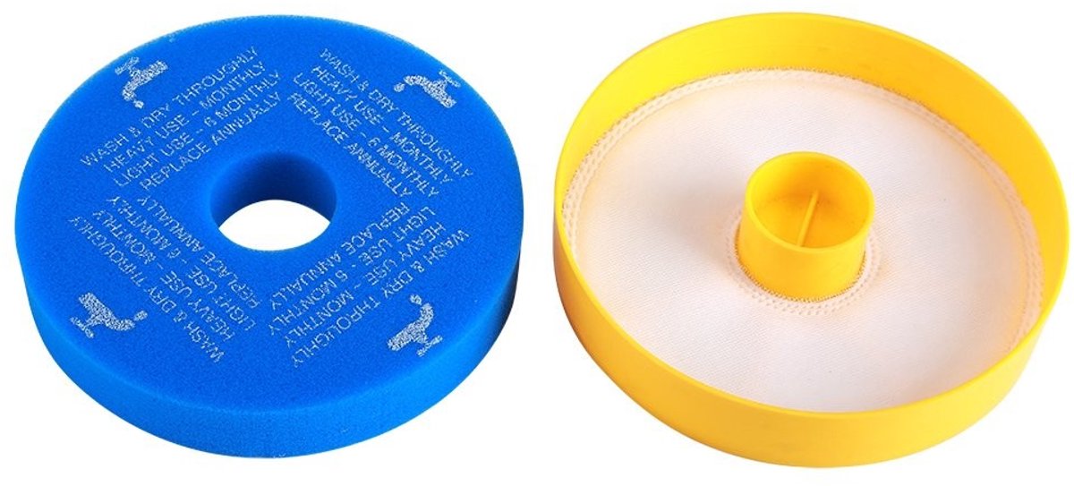 Dailygoods- Motorfilter Wasbaar - Stofzuigerfilter DC05/DC08/DC14/DC15 - Lichtgewicht - Sponsmateriaal - Diameter 150 mm - Dikte 28 mm