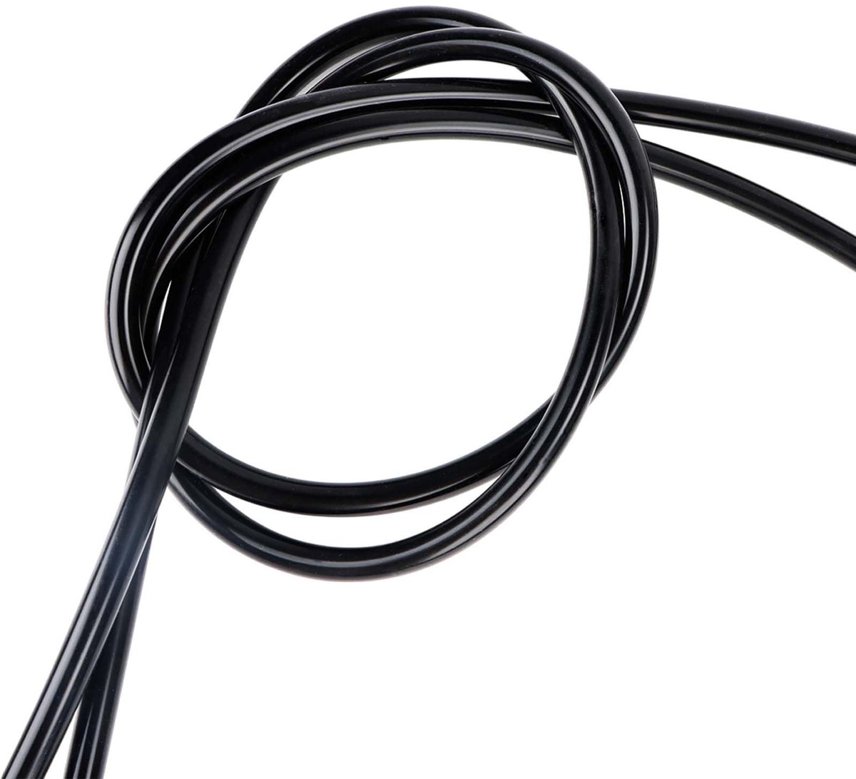 Dailygoods- Siliconen Slang - Vacuümslang 6 mm - Hoge Temperatuur - Buitendiameter 10 mm - Lengte 3 m - Zwart