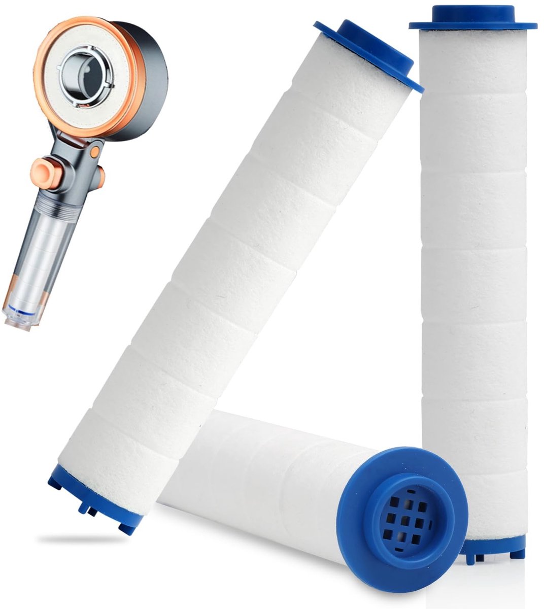 Dailygoods - Vervangingsfilter voor Douchekop met 2-in-1 PP Katoenen Technologie