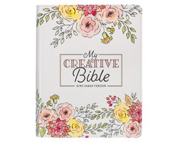 KJV My Creative Bible (Faux Leather, White Floral Printed)
