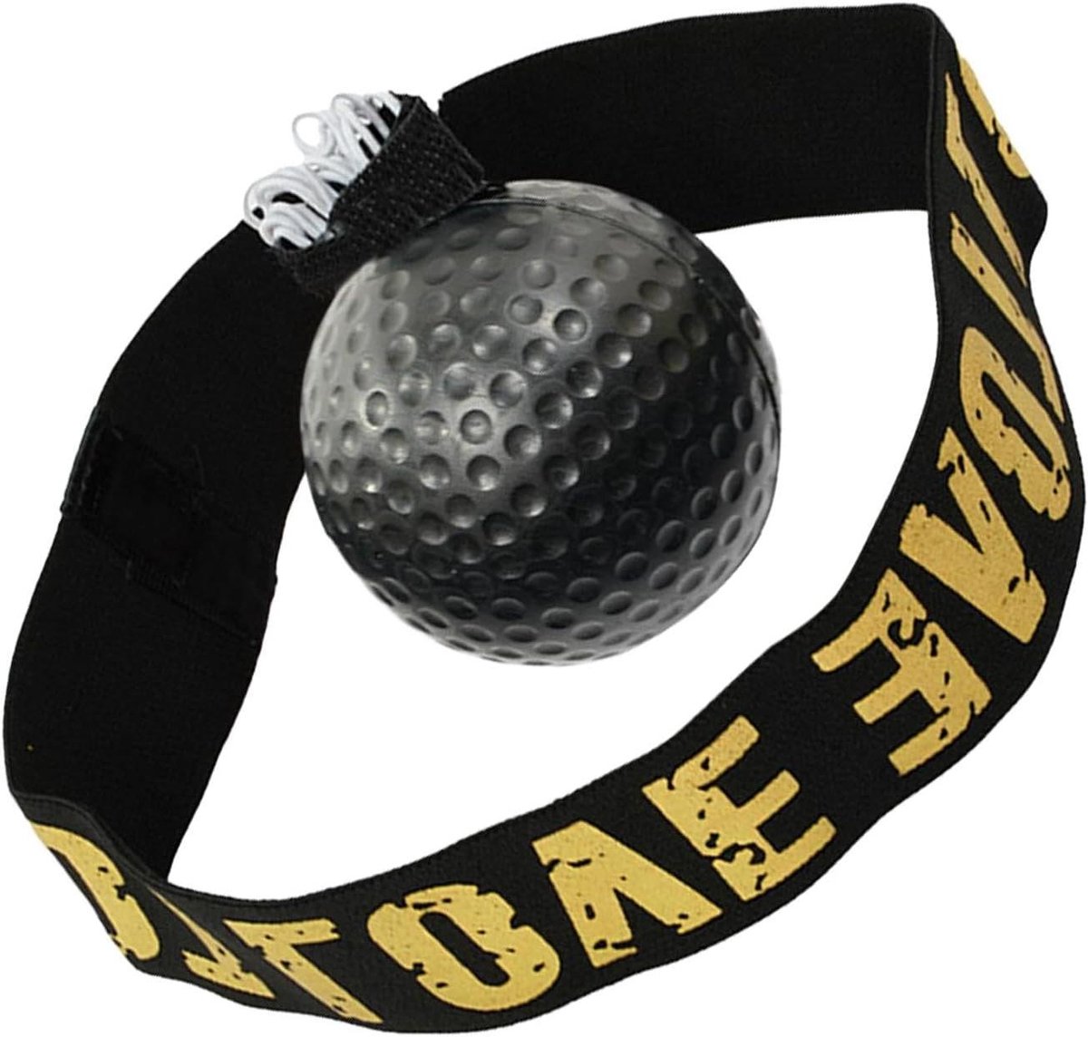 Boksen Reflex Bal - Hoofdband Boksen Bal - Verbeteren Coördinatie - Lichtgewicht Ontwerp - 10cm - Zwart