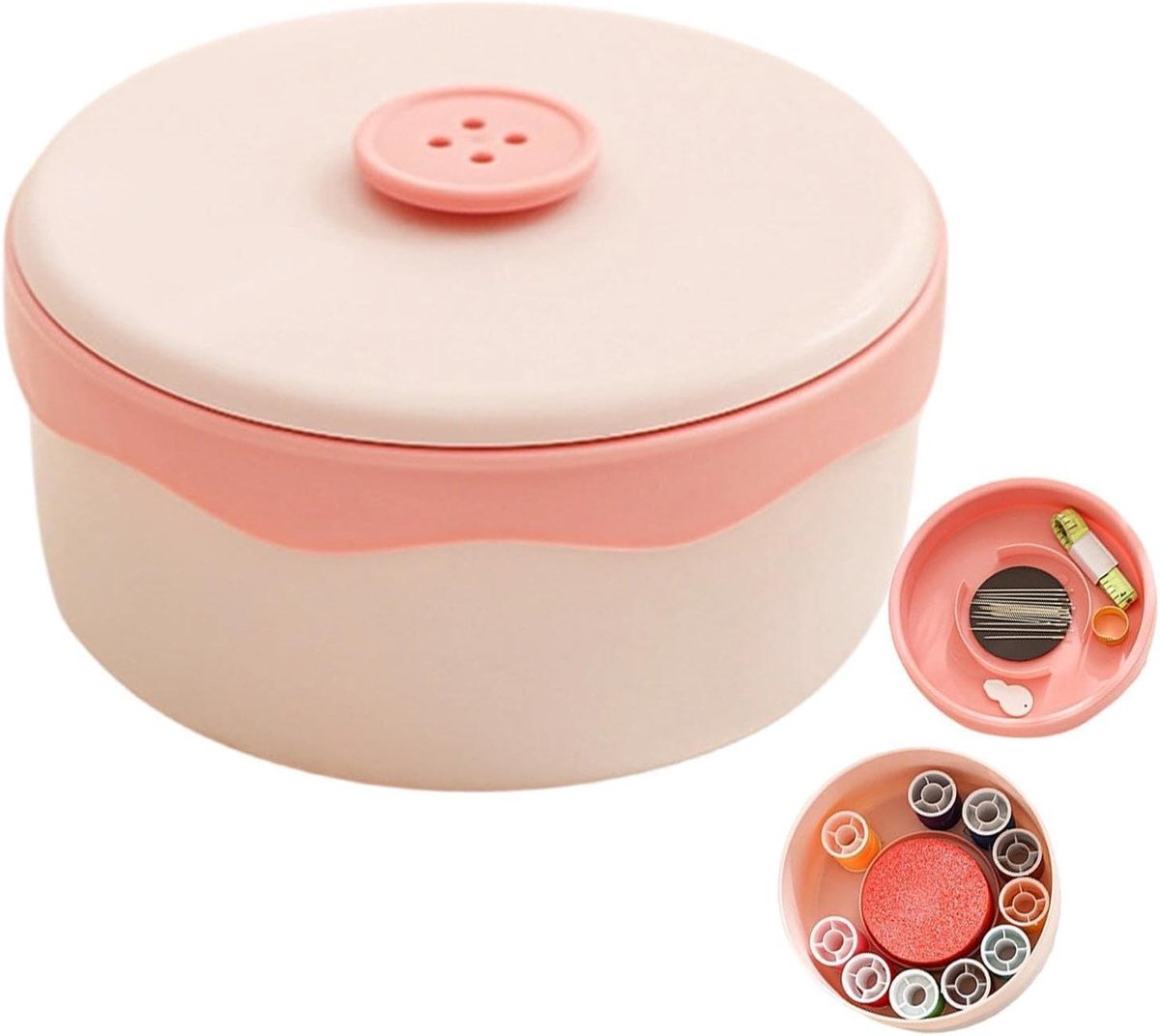 Naaiset Doos - Reis Naaiset - Hobby Handwerk - Magnetische Naaldhouder - 20 x 20 cm - Niet gespecificeerd