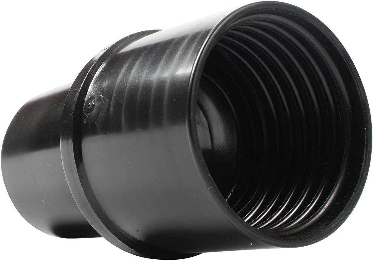 Vacuüm slang koppeling - Draaibare connector - Schoonmaak werkzaamheden - 360 graden draaibaar - 38mm binnendiameter - Zwart