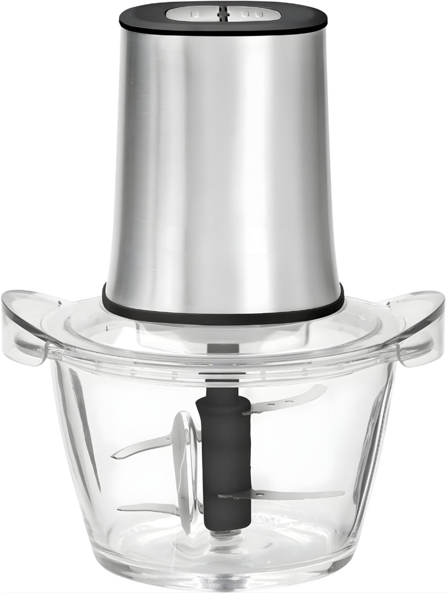 QIN® Hakmolen - Hakmolen Electrisch - Hakmolens - Zilver - 10cm x 10cm x 10cm