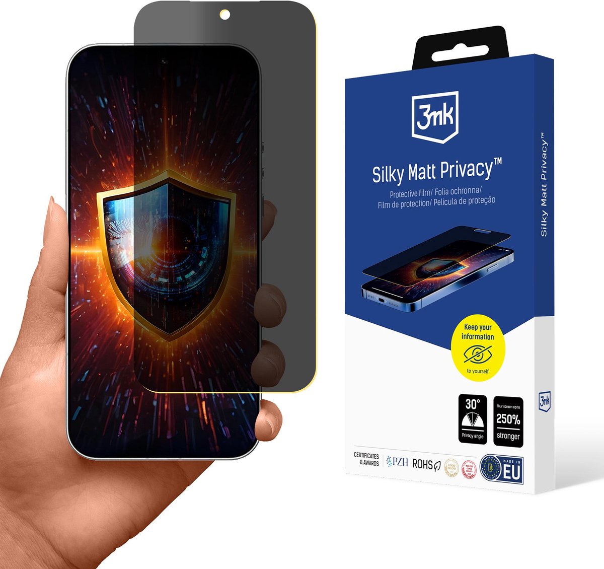 3Mk Silky Matt Privacy Screen Protective Film For Xiaomi 17 Ultra Screen Protective Formaat Met Privacy