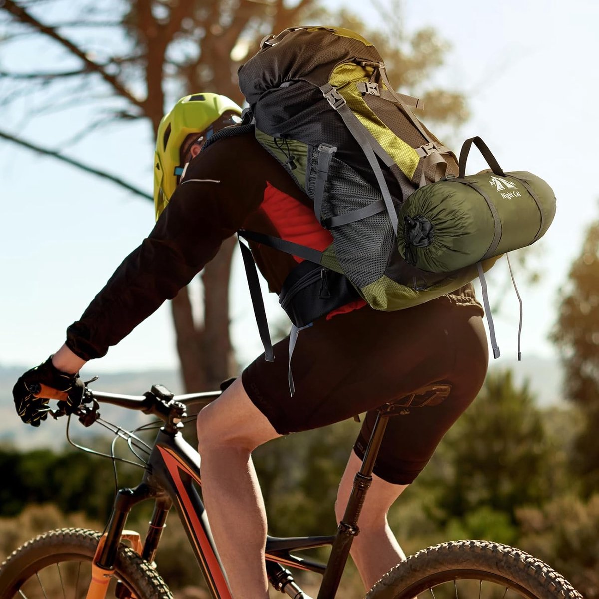 OLOEY Night Cat 2-persoons kampeertent-Lichtgewicht en waterdichte koepeltent voor 3 seizoenen-ideaal voor backpacken-wandelen en festivals – foto 4