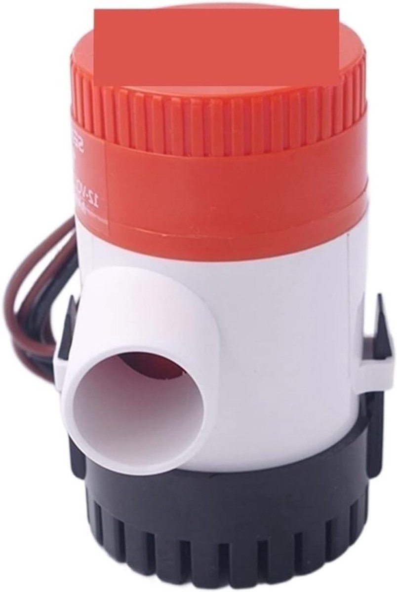Waterpomp - Bilge pomp - Boot leegpompen - Met vlotterschakelaar - 12V/24V - Zwart