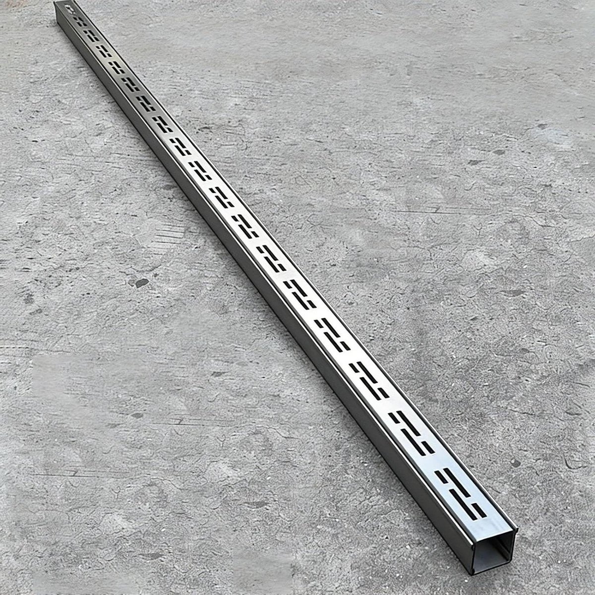Afvoerset RVS - Goot Systeem - Water Beheer - Corrosiebestendig - 100 cm Lengte - Zilver