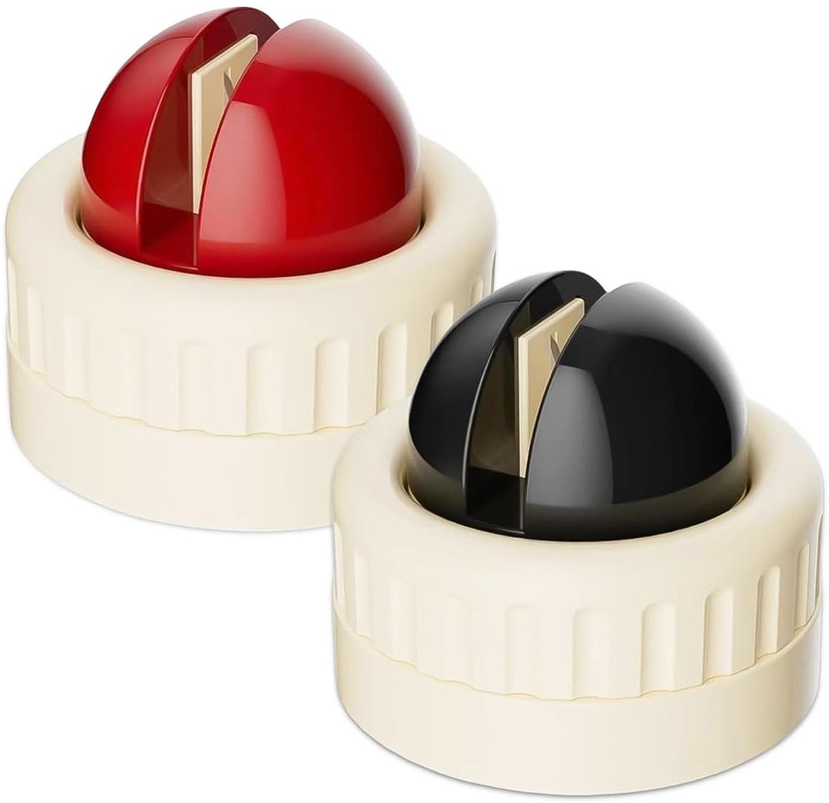Dailygoods - 2 Stuks Draagbare Keuken Slijper met Zuignap