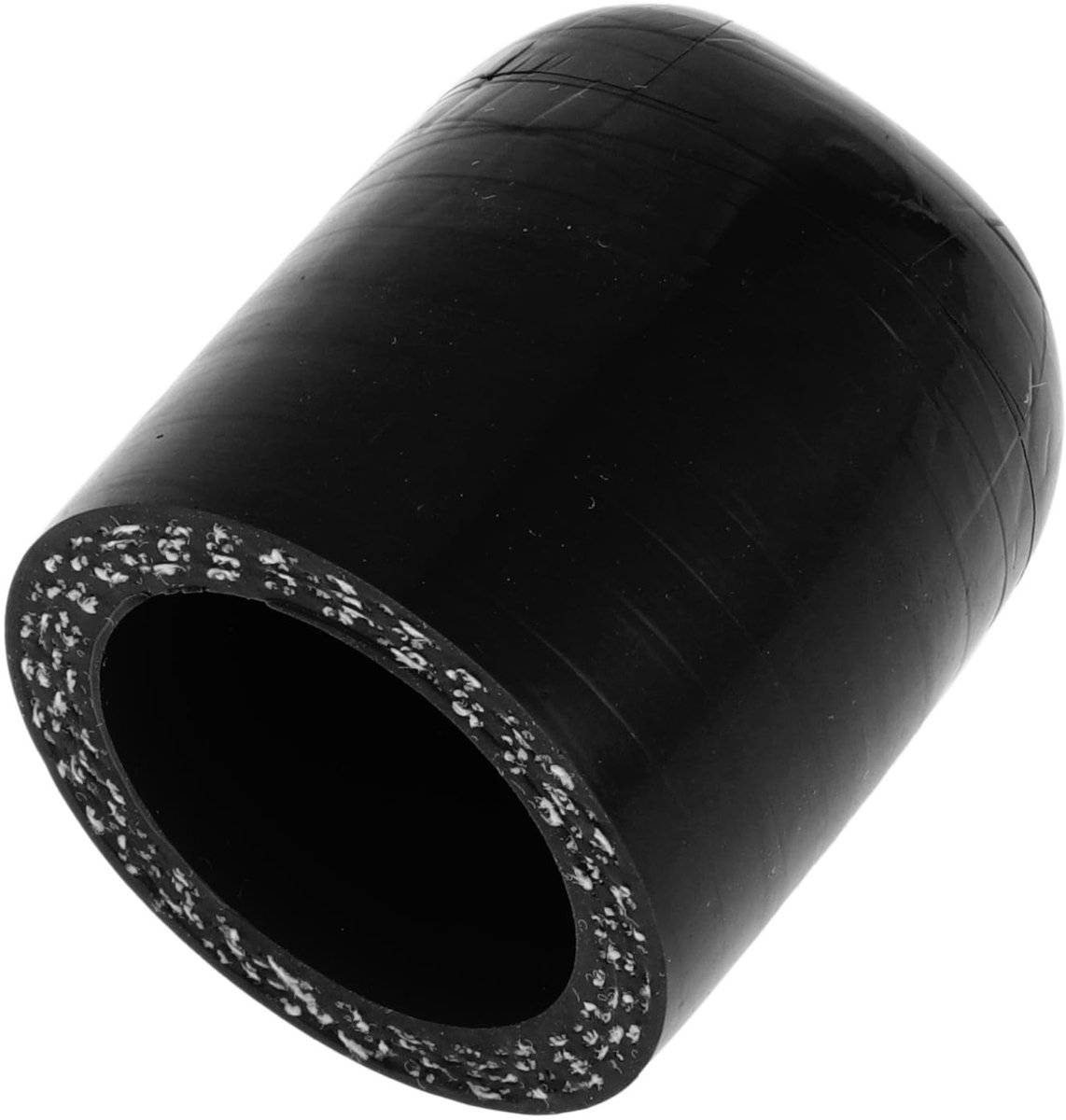 Dailygoods- Siliconen Slang - Zwart - Eindkap - Binnendiameter 25 mm - Lengte 30 mm - Bestand tegen hoge temperaturen - Meerlaags geweven weefsel - Slangafsluiter