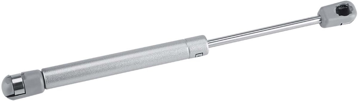 Dailygoods- Gasveer 80N - Deur Scharnier - Lift Ondersteuning - Meubilair - Zilvergrijs - Totale Lengte 26,3 cm - Deurscharnier