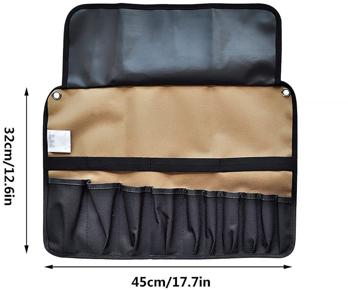 Dailygoods - Gereedschapstas - Draagbare organizer - Ruimtebesparend - Canvas - Opbergtas voor gereedschap - Geschikt voor elektricien, loodgieter, ti...