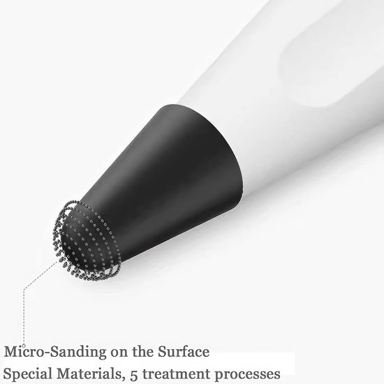 Dailygoods- Pendoppen 48 Stuks - Siliconen - Ultradun - Compatibel met A Pencil 1/2 - Reservepunten Niet Inbegrepen - Bescherming Punt en Scherm - Stylusdop — afbeelding 3