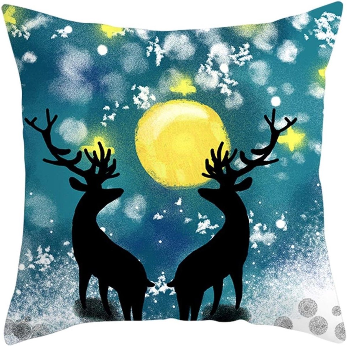 Kussensloop Decoratief - Kussenhoes Vierkant - Kamer Versieren - Met Rits - 50 x 50 cm - G