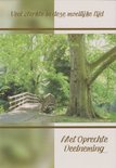 Wenskaart met een houten brug in een bos en de tekst 'Veel sterkte in deze moeilijke tijd Met Oprechte Deelneming'.