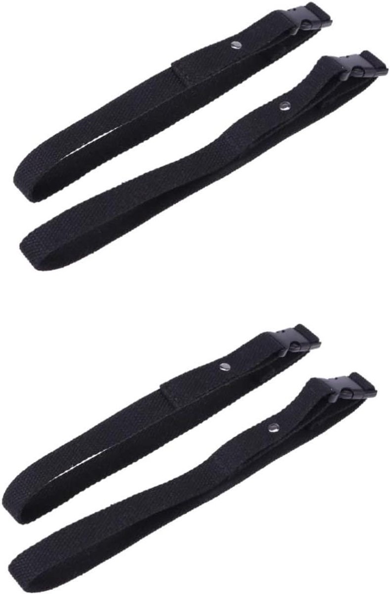Fietswiel Bevestigingsbanden - Wielstabilisatoren Fietsaccessoires - Wiel Stabiliseren - Duurzaam Nylon Materiaal - 29 cm - Zwart en Rood