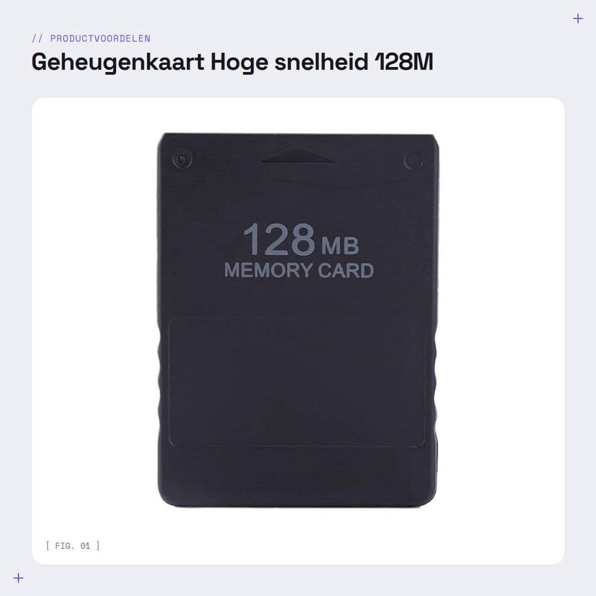 Dailygoods- Geheugenkaart hoge snelheid - Geheugenkaart 128M - Geheugenkaart voor games - Geheugenkaart camera - Geheugenkaart nintendo switch - Plug and play. - Geheugen