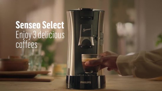 Philips Senseo Select CSA240/60 - Koffiepadmachine voor max 2 Kopjes Koffie - Exclusief Koffiepads - Zwart