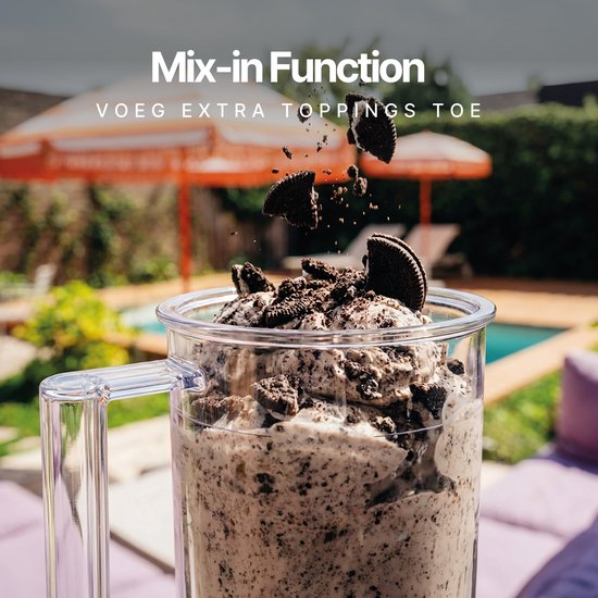 Seeger MultiCream - 10-in-1 IJsmachine- Inclusief 3 EasyCups met Deksels - Voor Roomijs, Milkshake, Smoothie Bowl, Slush en meer - BPA-vrij - Zwart van Seeger — afbeelding 5