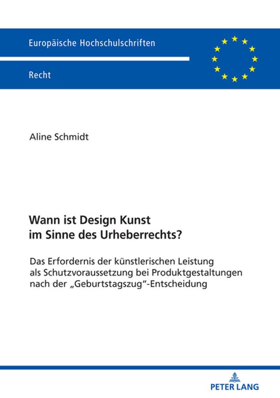 Europaeische Hochschulschriften Recht 6077 - Wann ist Design ... - cover