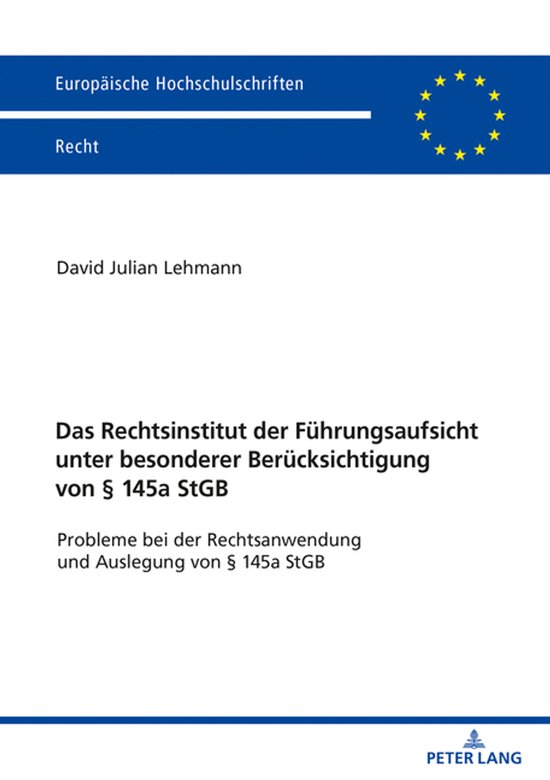 Europaeische Hochschulschriften Recht 6195 - Das Rechtsinsti ... - cover