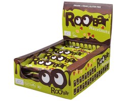 Roo'Bar | Chocolate Covered | Hazelnuts Bar | 16 stuks | 16 x 30 gram
