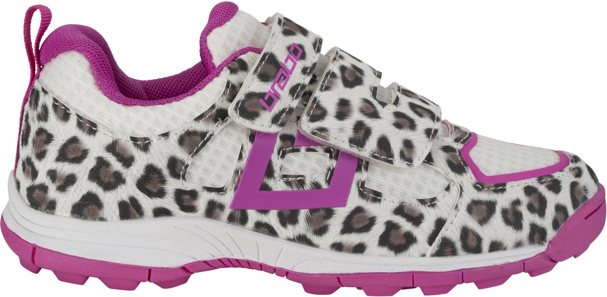 Brabo Force Junior Turf Hockeyschoenen Leopard/Pink