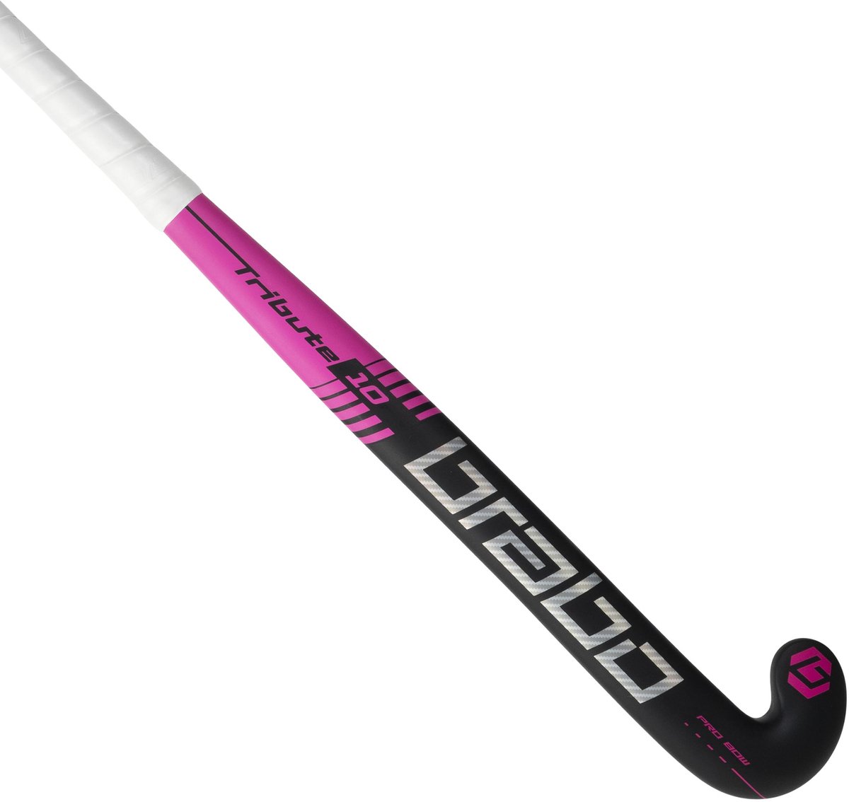Brabo Tribute 10 PB Black/Pink Senior Hockeystick
