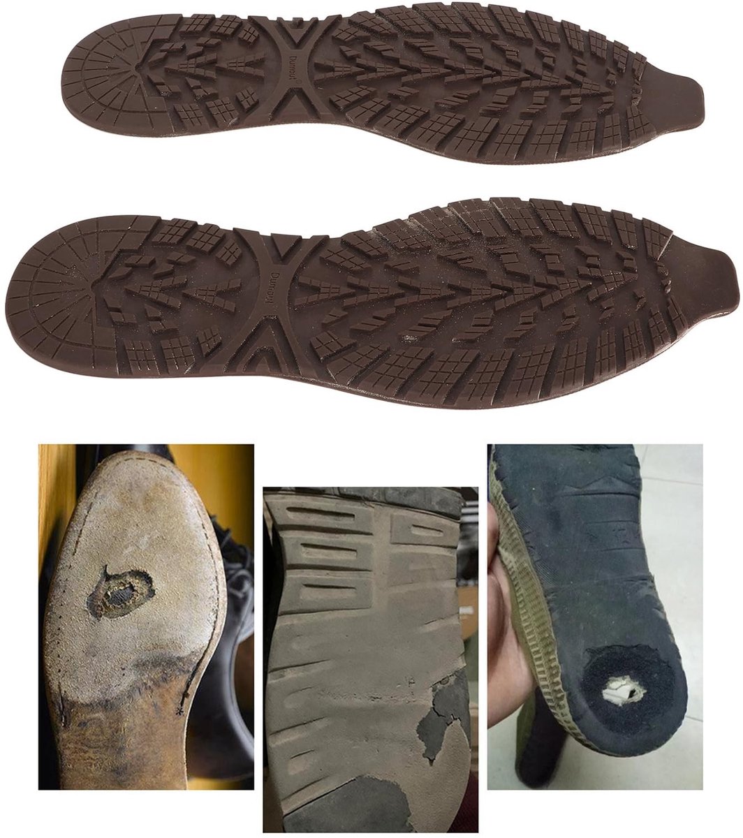 Dailygoods- Schoenreparatie Antislip - Schoenzolen Reparatie - Zachte Schoenzolen - Slijtvast Rubber - Snijdbaar Materiaal - Schokabsorberend