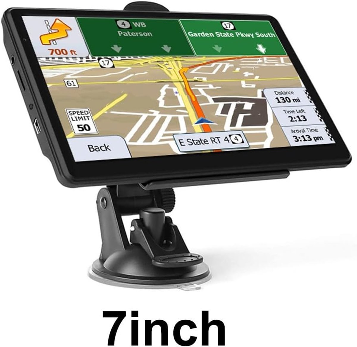 GPS Navigator - Navigatiesysteem Auto - Europa Navigeren - HD Touchscreen - 7 Inch - Zwart – foto 4