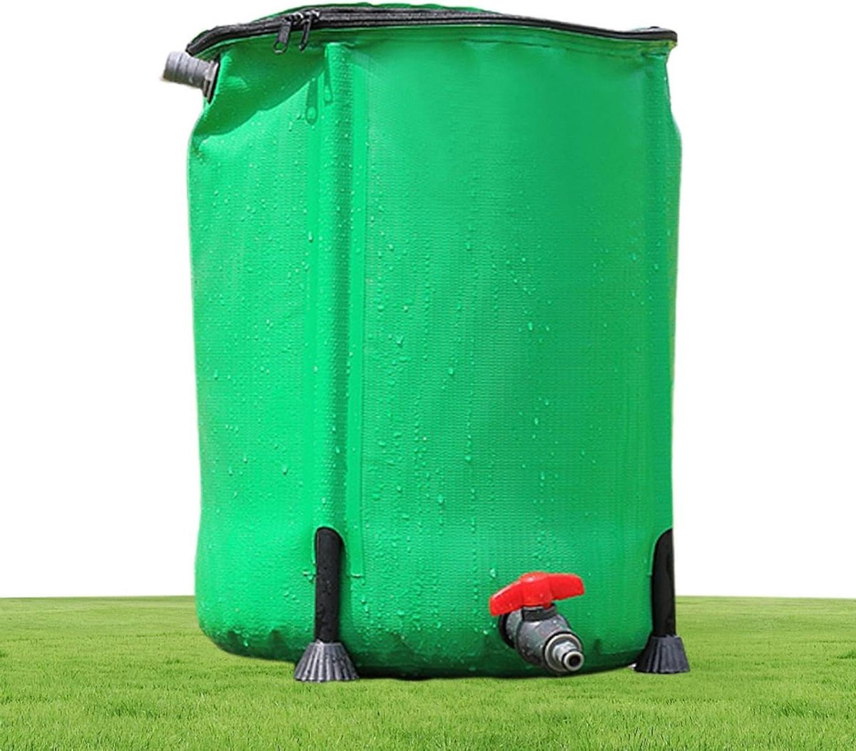 Opvouwbare Watertank - Regenton Systeem - Water Opslag Tuin - Dubbel Afdichtingsontwerp - 50-1000L - Groen