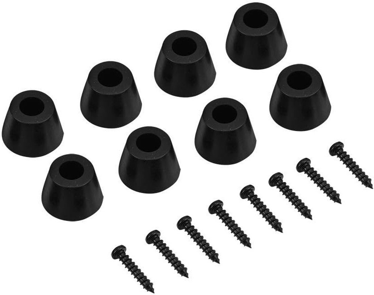 8 Stuks 30x20mm Rubber Voeten, Antivibratie Basis Pads voor Speakers, Gitaren en Subwoofers