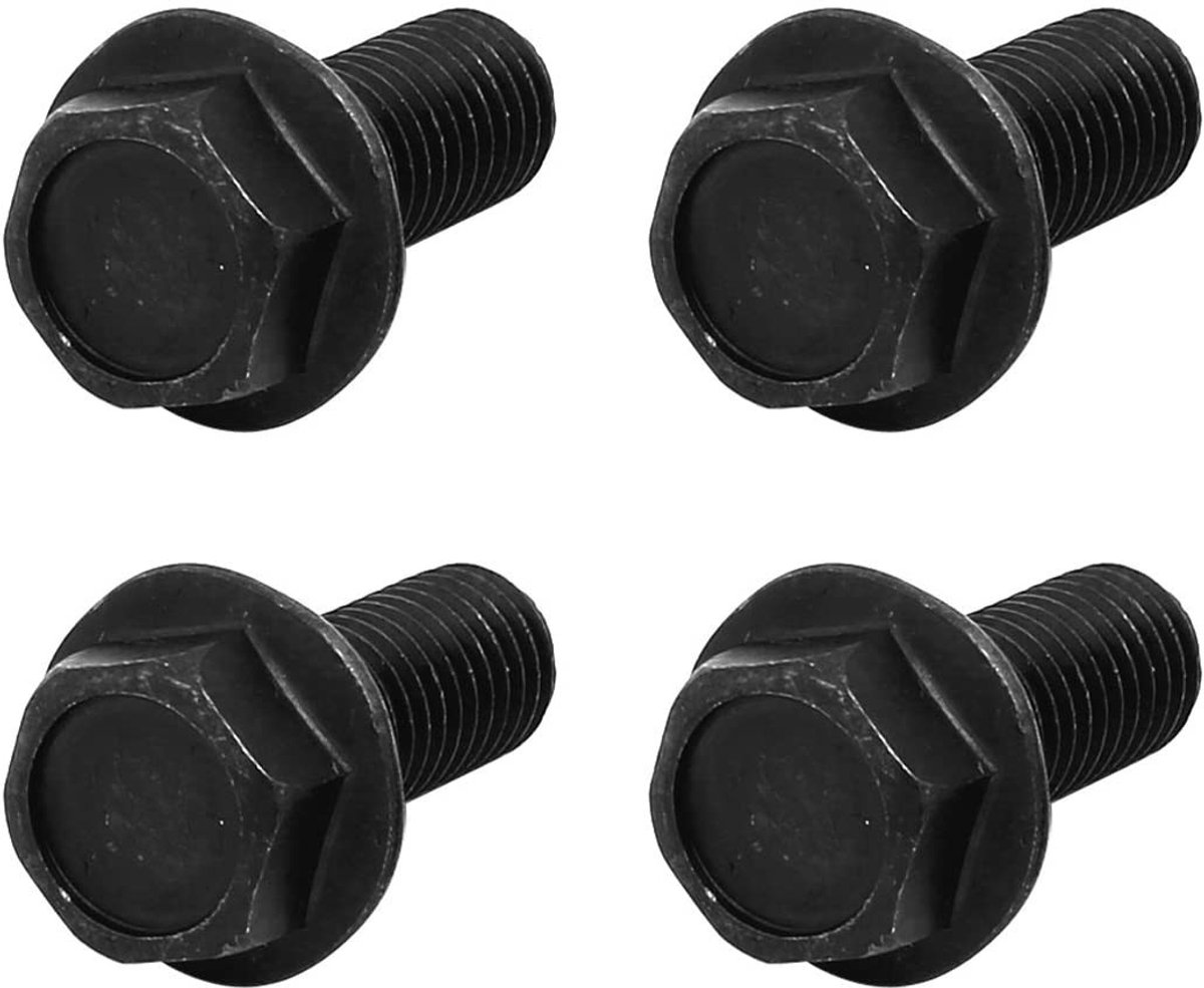 Dailygoods - 4 Stuks Linkerhand Zeskantkop Bouten M7x17mm