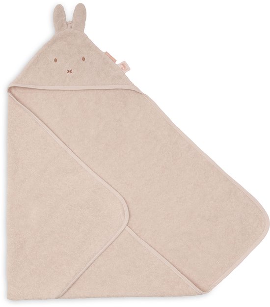 Jollein Badcape badstof 75x75cm Miffy Silk Rose van Jollein — afbeelding 5
