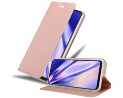 Cadorabo Hoesje geschikt voor Samsung Galaxy M21 / M30s in CLASSY ROSE GOUD - Beschermhoes met magnetische sluiting, standfunctie en kaartvakje Book Case Cover Etui