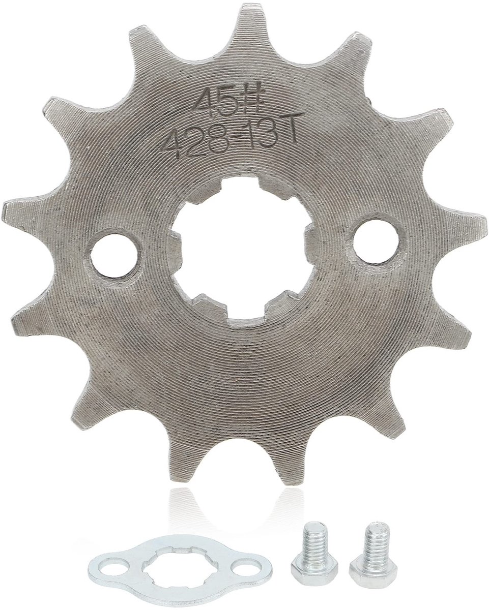 Dailygoods- Motor Tandwiel 13T - Vervanging voor TaoTao 50cc/160cc - Stalen Tandwiel - Duurzaam - Hoge Hardheid - Eenvoudig te Installeren - Voortandwiel