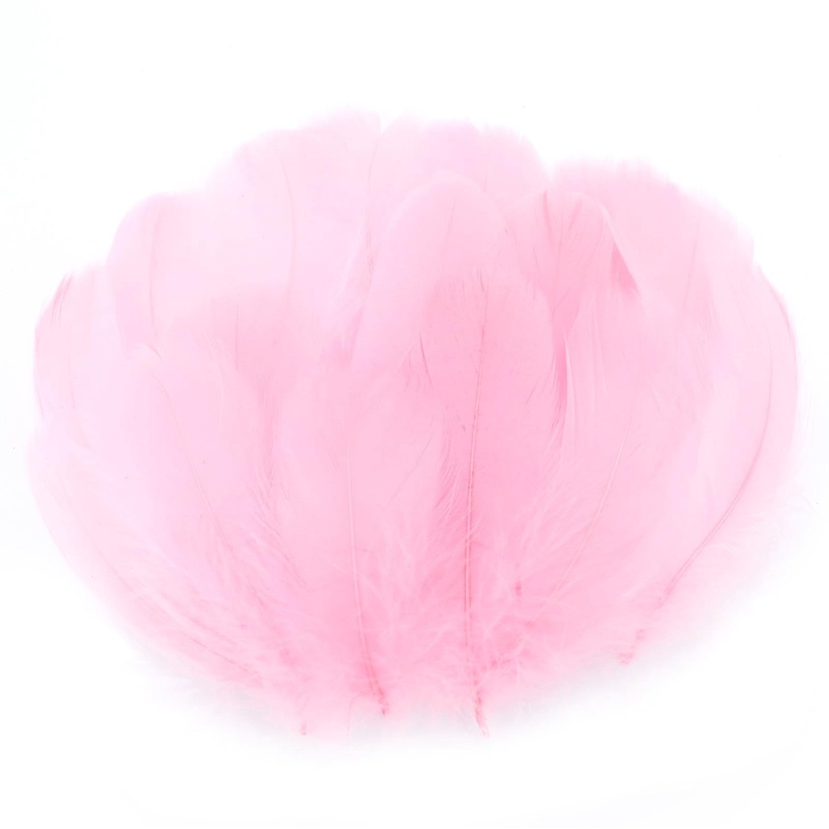 Dailygoods- Veren 300 Stuks - Roze Pluizige Knutselveren - Decoratieve Indianenveren - Doe-Het-Zelf Hoofdtooi - Dromenvanger - Natuurlijke Veren voor Halloween - Knutselmaterialen
