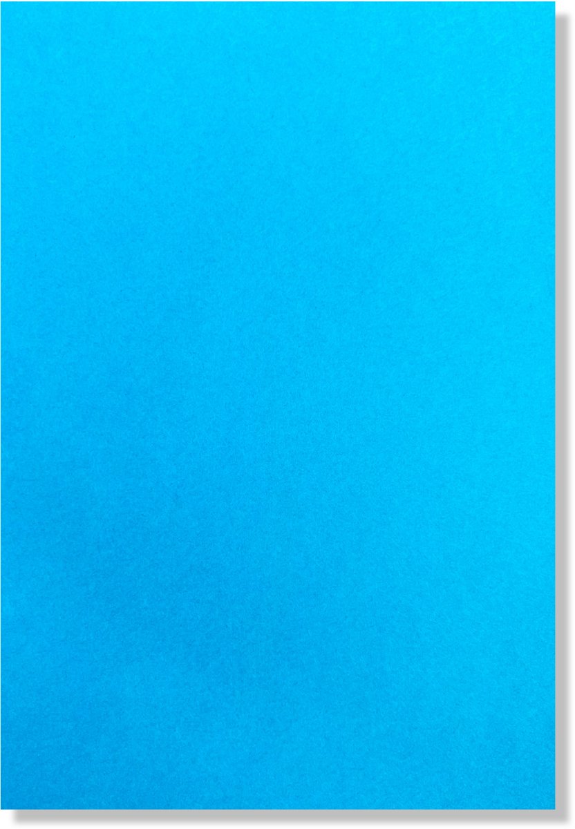 Cards & Crafts 100 x Hobbykarton Hemels Blauw - A5 - Hobbypapier - Cardstock 21x14,8cm - Knutselpapier 250g/m²