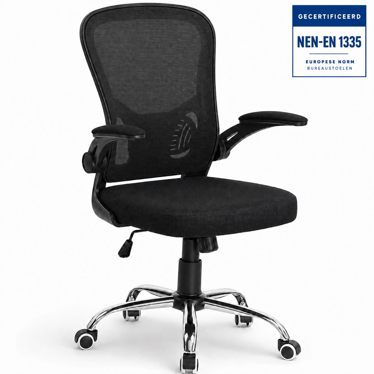 Infinity Goods Ergonomische Bureaustoel met 4D Lendensteun - Infinity Goods - €69,95