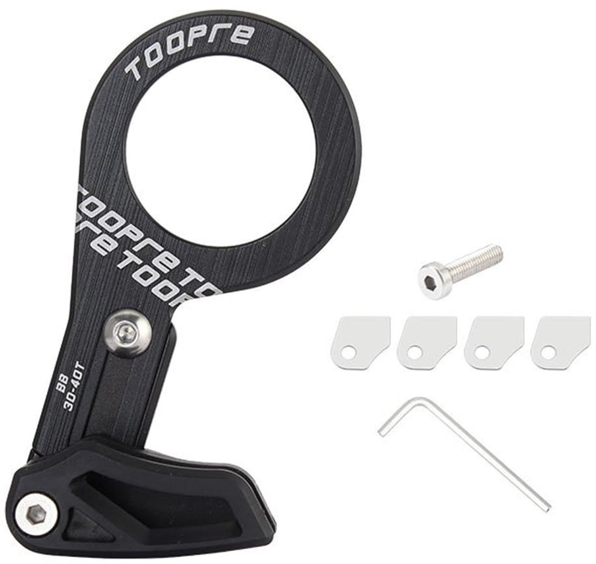Dailygoods- Kettinggeleider Hoogwaardige Aluminium Legering - Kettingbeschermer Fiets - Kettingbeschermer Mountainbike - Robuust - Eenvoudig in Gebruik - Bescherming tegen Kettinguitval