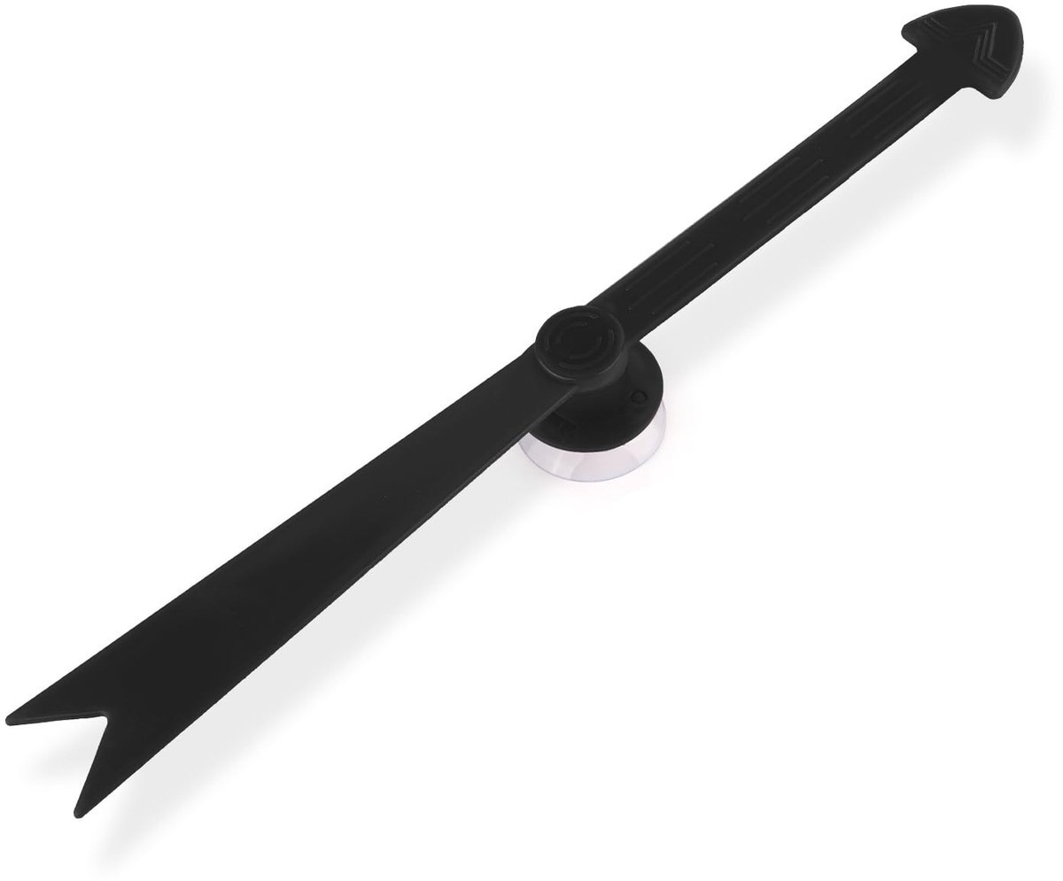 Dailygoods- Pijlspinner - Grote Pijlspinner 30x3,5cm - Spel Spinner voor Klaslokaal - Zuignap 3,5x3,5cm - Lesmateriaal - Geschikt voor Thuisonderwijs